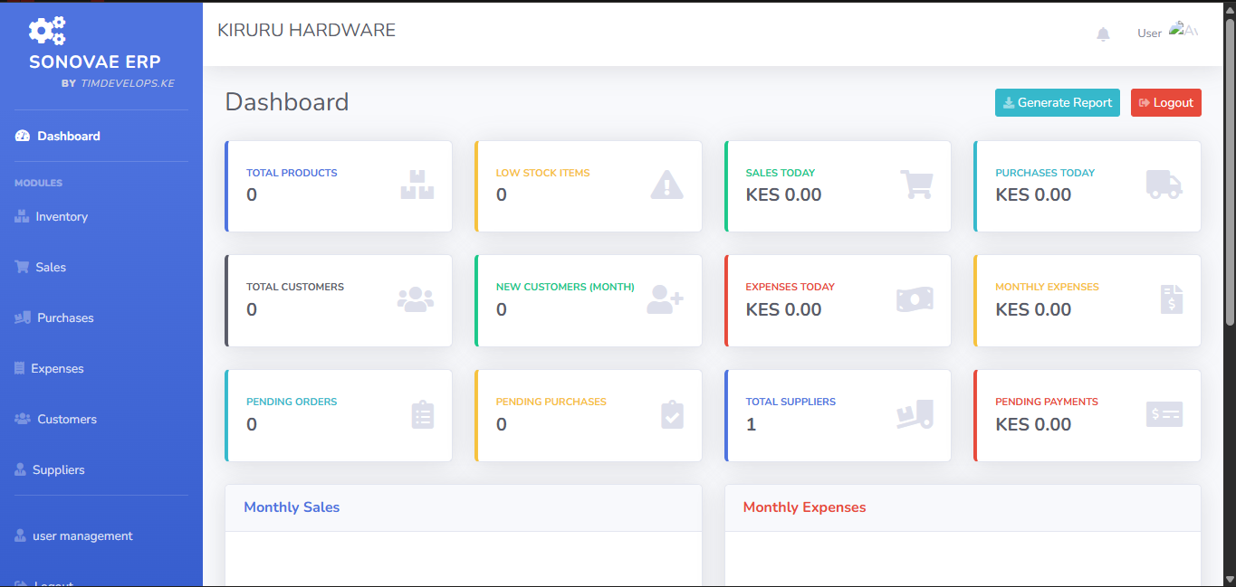KiruruHW ERP — Comprehensive Enterprise Resource Planning
